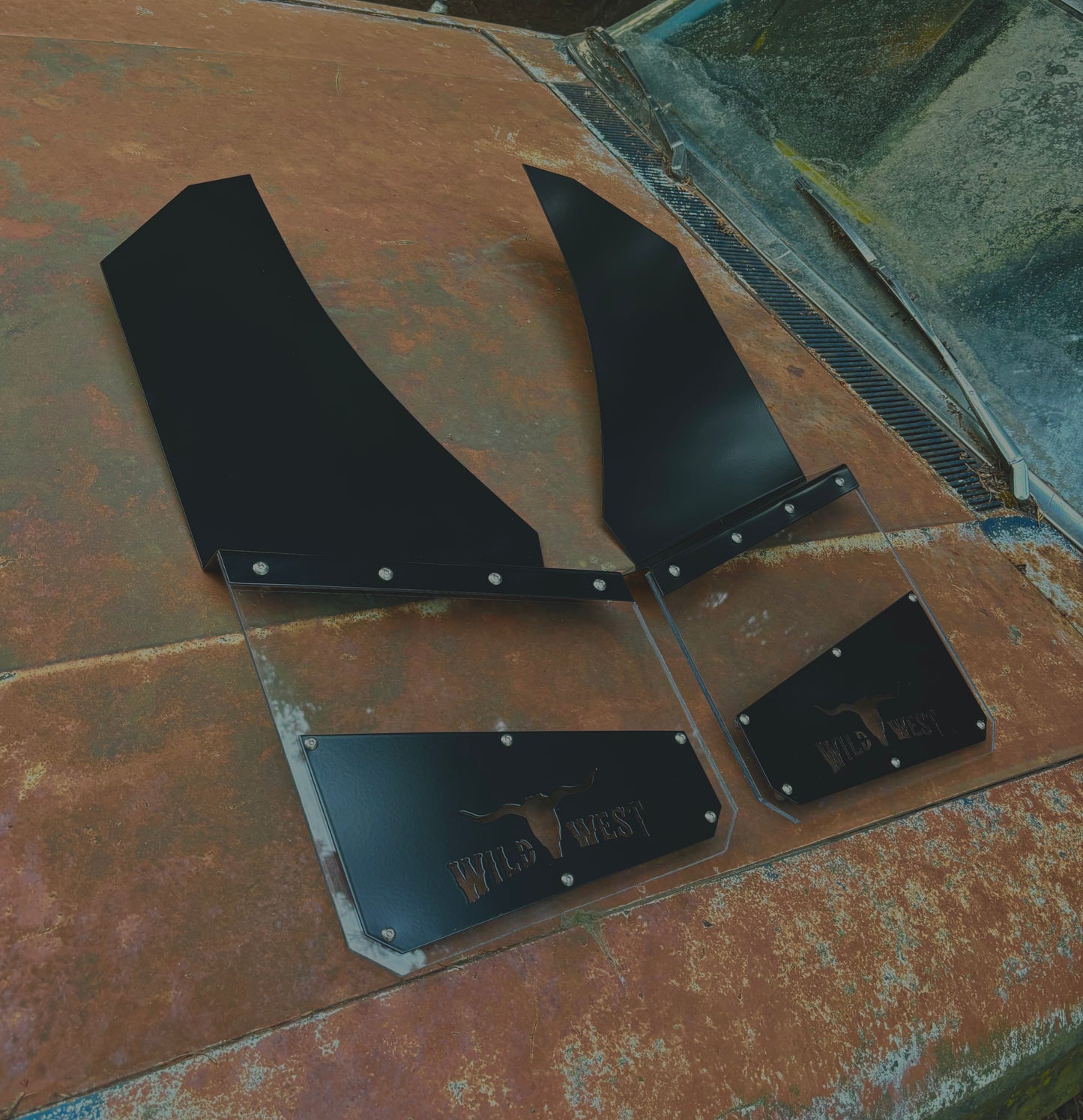 Clear Kickback Mudflaps