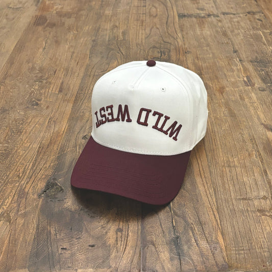 Upside Down Hat - Maroon